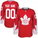 Youth Toronto Maple Leafs Customized Red Authentic Jersey