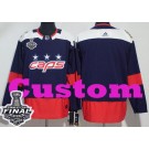 Youth Washington Capitals Customized Navy 2018 Stadium Series Stanley Cup Finals Jersey