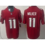 Men's Atlanta Falcons #11 Jalon Walker Limited Red FUSE Vapor Jersey