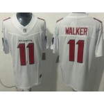 Men's Atlanta Falcons #11 Jalon Walker Limited White FUSE Vapor Jersey