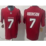 Men's Atlanta Falcons #7 Bijan Robinson Limited Red FUSE Vapor Jersey