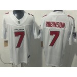 Men's Atlanta Falcons #7 Bijan Robinson Limited White FUSE Vapor Jersey