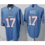 Men's Tennessee Titans #17 Chimere Dike Limited Light Blue FUSE Vapor Jersey